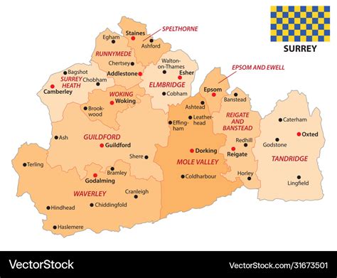 surrey map.